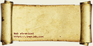 Bojana Simjanović vizit kartica